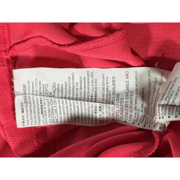 Under Armour Golf Women's Coral Pink Long Sleeve Quarter Zip Activewear Top - XL - Picture 6 of 7